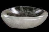 Polished Quartz Bowl - Madagascar #117461-2